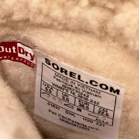 NWT SOREL Tivoli IV Parc Waterproof Lamb Shearling Lined Snow Boot - Size: 5.5 - Picture 15 of 17